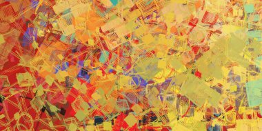 Soyut arka plan sanatı. 2D çizim. Etkileyici yağlı boya resim. Tuvalde fırça darbeleri. Modern sanat. Çok renkli arkaplan. Çağdaş sanat. İfade. Sanatsal dijital palet.