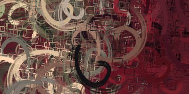 Soyut arka plan sanatı. 2D çizim. Etkileyici yağlı boya resim. Tuvalde fırça darbeleri. Modern sanat. Çok renkli arkaplan. Çağdaş sanat. İfade. Sanatsal dijital palet.