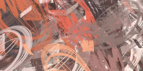 Abstracte Achtergrondkunst Illustratie Expressieve Olieverf Penseelstreken Doek Moderne Kunst Meerkleurige — Stockfoto