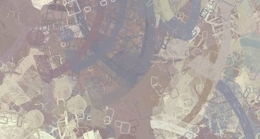 Soyut arka plan sanatı. 2D çizim. Etkileyici yağlı boya resim. Tuvalde fırça darbeleri. Modern sanat. Çok renkli arkaplan. Çağdaş sanat. İfade. Sanatsal dijital palet.