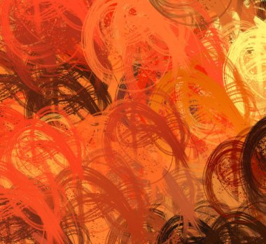 Soyut arka plan sanatı. 2D çizim. Etkileyici yağlı boya resim. Tuvalde fırça darbeleri. Modern sanat. Çok renkli arkaplan. Çağdaş sanat. İfade. Sanatsal dijital palet.