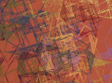 Soyut arka plan sanatı. 2D çizim. Etkileyici yağlı boya resim. Tuvalde fırça darbeleri. Modern sanat. Çok renkli arkaplan. Çağdaş sanat. İfade. Sanatsal dijital palet.