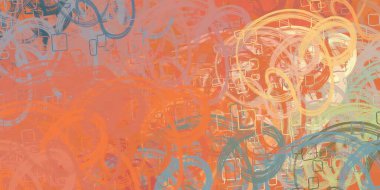 Soyut arka plan sanatı. 2D çizim. Etkileyici yağlı boya resim. Tuvalde fırça darbeleri. Modern sanat. Çok renkli arkaplan. Çağdaş sanat. İfade. Sanatsal dijital palet.