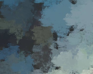 Soyut arka plan sanatı. 2D çizim. Etkileyici yağlı boya resim. Tuvalde fırça darbeleri. Modern sanat. Çok renkli arkaplan. Çağdaş sanat. İfade. Sanatsal dijital palet.