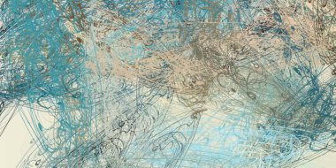 Soyut arka plan sanatı. 2D çizim. Etkileyici yağlı boya resim. Tuvalde fırça darbeleri. Modern sanat. Çok renkli arkaplan. Çağdaş sanat. İfade. Sanatsal dijital palet.