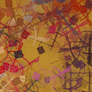 Soyut arka plan sanatı. 2D çizim. Etkileyici yağlı boya resim. Tuvalde fırça darbeleri. Modern sanat. Çok renkli arkaplan. Çağdaş sanat. İfade. Sanatsal dijital palet.