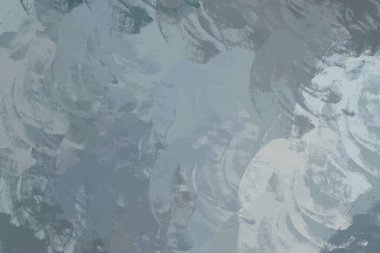 Soyut arka plan sanatı. 2D çizim. Etkileyici yağlı boya resim. Tuvalde fırça darbeleri. Modern sanat. Çok renkli arkaplan. Çağdaş sanat. İfade. Sanatsal dijital palet.