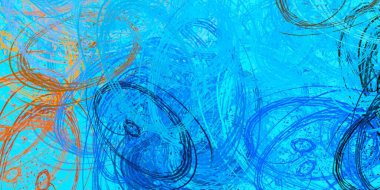 Soyut arka plan sanatı. 2D çizim. Etkileyici yağlı boya resim. Tuvalde fırça darbeleri. Modern sanat. Çok renkli arkaplan. Çağdaş sanat. İfade. Sanatsal dijital palet.