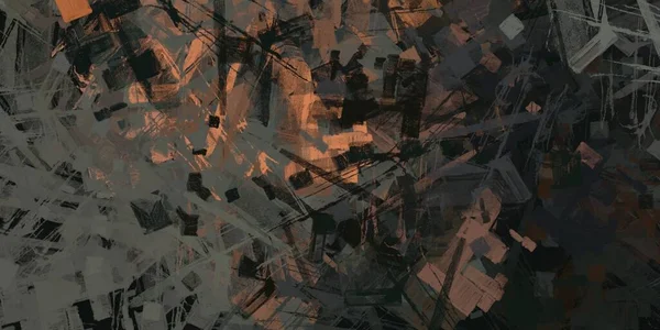 Abstrakcyjne Tło Sztuki Ilustracja Wyraźny Obraz Olejny Uderzenia Pędzla Płótnie — Zdjęcie stockowe