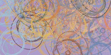 Soyut arka plan sanatı. 2D çizim. Etkileyici yağlı boya resim. Tuvalde fırça darbeleri. Modern sanat. Çok renkli arkaplan. Çağdaş sanat. İfade. Sanatsal dijital palet.