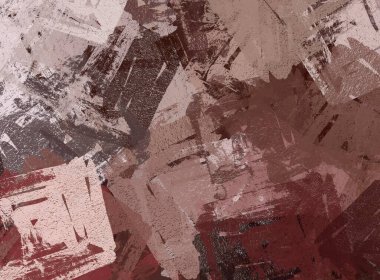 Soyut arka plan sanatı. 2D çizim. Etkileyici yağlı boya resim. Tuvalde fırça darbeleri. Modern sanat. Çok renkli arkaplan. Çağdaş sanat. İfade. Sanatsal dijital palet.