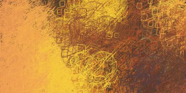 Soyut arka plan sanatı. 2D çizim. Etkileyici yağlı boya resim. Tuvalde fırça darbeleri. Modern sanat. Çok renkli arkaplan. Çağdaş sanat. İfade. Sanatsal dijital palet.