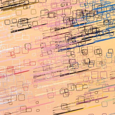 Soyut arka plan sanatı. 2D çizim. Etkileyici yağlı boya resim. Tuvalde fırça darbeleri. Modern sanat. Çok renkli arkaplan. Çağdaş sanat. İfade. Sanatsal dijital palet.