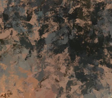 Soyut arka plan sanatı. 2D çizim. Etkileyici yağlı boya resim. Tuvalde fırça darbeleri. Modern sanat. Çok renkli arkaplan. Çağdaş sanat. İfade. Sanatsal dijital palet.