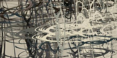 Soyut arka plan sanatı. 2D çizim. Etkileyici yağlı boya resim. Tuvalde fırça darbeleri. Modern sanat. Çok renkli arkaplan. Çağdaş sanat. İfade. Sanatsal dijital palet.