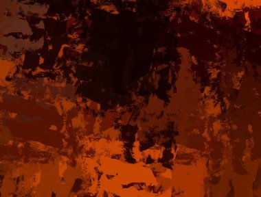 Soyut arka plan sanatı. 2D çizim. Etkileyici yağlı boya resim. Tuvalde fırça darbeleri. Modern sanat. Çok renkli arkaplan. Çağdaş sanat. İfade. Sanatsal dijital palet.