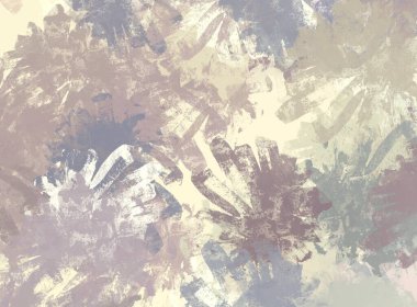 Soyut arka plan sanatı. 2D çizim. Etkileyici yağlı boya resim. Tuvalde fırça darbeleri. Modern sanat. Çok renkli arkaplan. Çağdaş sanat. İfade. Sanatsal dijital palet.