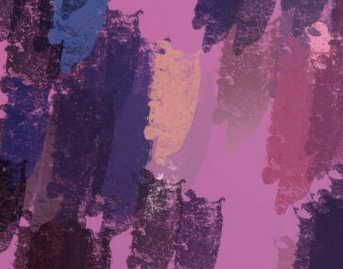 Soyut arka plan sanatı. 2D çizim. Etkileyici yağlı boya resim. Tuvalde fırça darbeleri. Modern sanat. Çok renkli arkaplan. Çağdaş sanat. İfade. Sanatsal dijital palet.