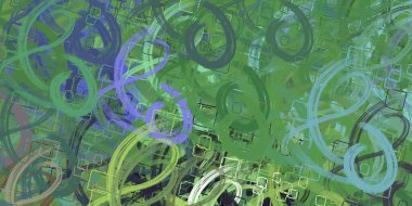 Soyut arka plan sanatı. 2D çizim. Etkileyici yağlı boya resim. Tuvalde fırça darbeleri. Modern sanat. Çok renkli arkaplan. Çağdaş sanat. İfade. Sanatsal dijital palet.