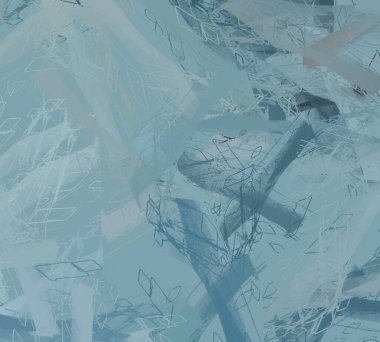 Soyut arka plan sanatı. 2D çizim. Etkileyici yağlı boya resim. Tuvalde fırça darbeleri. Modern sanat. Çok renkli arkaplan. Çağdaş sanat. İfade. Sanatsal dijital palet.