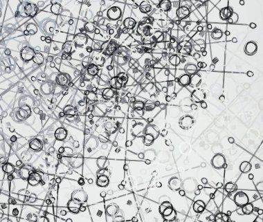 Soyut arka plan sanatı. 2D çizim. Etkileyici yağlı boya resim. Tuvalde fırça darbeleri. Modern sanat. Çok renkli arkaplan. Çağdaş sanat. İfade. Sanatsal dijital palet.