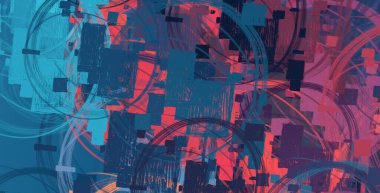 Soyut arka plan sanatı. 2D çizim. Etkileyici yağlı boya resim. Tuvalde fırça darbeleri. Modern sanat. Çok renkli arkaplan. Çağdaş sanat. İfade. Sanatsal dijital palet.