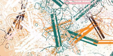 Soyut arka plan sanatı. 2D çizim. Etkileyici yağlı boya resim. Tuvalde fırça darbeleri. Modern sanat. Çok renkli arkaplan. Çağdaş sanat. İfade. Sanatsal dijital palet.