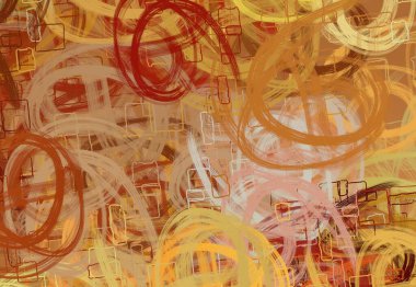 Soyut arka plan sanatı. 2D çizim. Etkileyici yağlı boya resim. Tuvalde fırça darbeleri. Modern sanat. Çok renkli arkaplan. Çağdaş sanat. İfade. Sanatsal dijital palet.