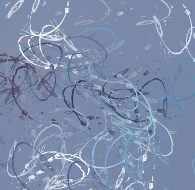 Soyut arka plan sanatı. 2D çizim. Etkileyici yağlı boya resim. Tuvalde fırça darbeleri. Modern sanat. Çok renkli arkaplan. Çağdaş sanat. İfade. Sanatsal dijital palet.