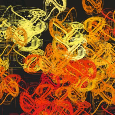 Soyut arka plan sanatı. 2D çizim. Etkileyici yağlı boya resim. Tuvalde fırça darbeleri. Modern sanat. Çok renkli arkaplan. Çağdaş sanat. İfade. Sanatsal dijital palet.