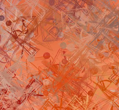 Soyut arka plan sanatı. 2D çizim. Etkileyici yağlı boya resim. Tuvalde fırça darbeleri. Modern sanat. Çok renkli arkaplan. Çağdaş sanat. İfade. Sanatsal dijital palet.