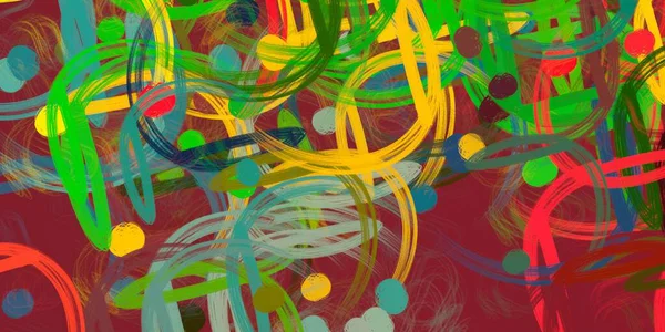 Abstracte Achtergrondkunst Illustratie Expressieve Olieverf Penseelstreken Doek Moderne Kunst Meerkleurige — Stockfoto