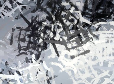 Soyut arka plan sanatı. 2D çizim. Etkileyici yağlı boya resim. Tuvalde fırça darbeleri. Modern sanat. Çok renkli arkaplan. Çağdaş sanat. İfade. Sanatsal dijital palet.