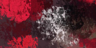 Soyut arka plan sanatı. 2D çizim. Etkileyici yağlı boya resim. Tuvalde fırça darbeleri. Modern sanat. Çok renkli arkaplan. Çağdaş sanat. İfade. Sanatsal dijital palet.