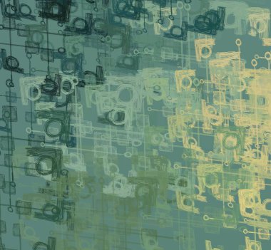 Soyut arka plan sanatı. 2D çizim. Etkileyici yağlı boya resim. Tuvalde fırça darbeleri. Modern sanat. Çok renkli arkaplan. Çağdaş sanat. İfade. Sanatsal dijital palet.