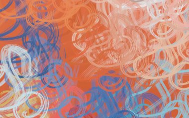 Soyut arka plan sanatı. 2D çizim. Etkileyici yağlı boya resim. Tuvalde fırça darbeleri. Modern sanat. Çok renkli arkaplan. Çağdaş sanat. İfade. Sanatsal dijital palet.