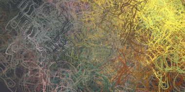 Soyut arka plan sanatı. 2D çizim. Etkileyici yağlı boya resim. Tuvalde fırça darbeleri. Modern sanat. Çok renkli arkaplan. Çağdaş sanat. İfade. Sanatsal dijital palet.