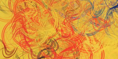 Soyut arka plan sanatı. 2D çizim. Etkileyici yağlı boya resim. Tuvalde fırça darbeleri. Modern sanat. Çok renkli arkaplan. Çağdaş sanat. İfade. Sanatsal dijital palet.