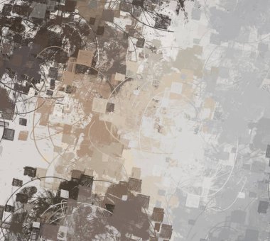 Soyut arka plan sanatı. 2D çizim. Etkileyici yağlı boya resim. Tuvalde fırça darbeleri. Modern sanat. Çok renkli arkaplan. Çağdaş sanat. İfade. Sanatsal dijital palet.