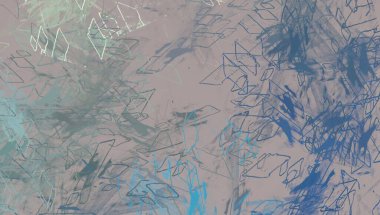 Soyut arka plan sanatı. 2D çizim. Etkileyici yağlı boya resim. Tuvalde fırça darbeleri. Modern sanat. Çok renkli arkaplan. Çağdaş sanat. İfade. Sanatsal dijital palet.