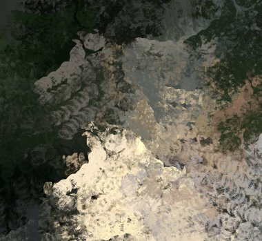 Soyut arka plan sanatı. 2D çizim. Etkileyici yağlı boya resim. Tuvalde fırça darbeleri. Modern sanat. Çok renkli arkaplan. Çağdaş sanat. İfade. Sanatsal dijital palet.