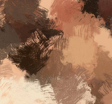 Soyut arka plan sanatı. 2D çizim. Etkileyici yağlı boya resim. Tuvalde fırça darbeleri. Modern sanat. Çok renkli arkaplan. Çağdaş sanat. İfade. Sanatsal dijital palet.