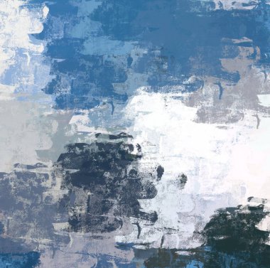 Soyut arka plan sanatı. 2D çizim. Etkileyici yağlı boya resim. Tuvalde fırça darbeleri. Modern sanat. Çok renkli arkaplan. Çağdaş sanat. İfade. Sanatsal dijital palet.