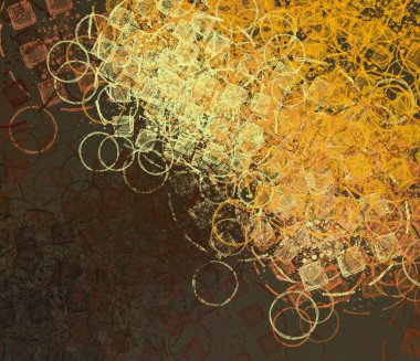 Soyut arka plan sanatı. 2D çizim. Etkileyici yağlı boya resim. Tuvalde fırça darbeleri. Modern sanat. Çok renkli arkaplan. Çağdaş sanat. İfade. Sanatsal dijital palet.