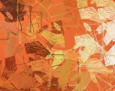 Soyut arka plan sanatı. 2D çizim. Etkileyici yağlı boya resim. Tuvalde fırça darbeleri. Modern sanat. Çok renkli arkaplan. Çağdaş sanat. İfade. Sanatsal dijital palet.