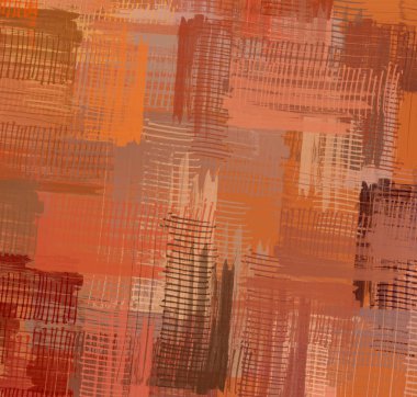 Soyut arka plan sanatı. 2D çizim. Etkileyici yağlı boya resim. Tuvalde fırça darbeleri. Modern sanat. Çok renkli arkaplan. Çağdaş sanat. İfade. Sanatsal dijital palet.