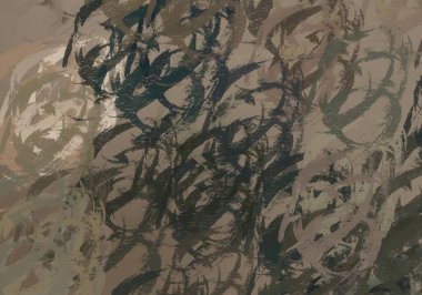 Soyut arka plan sanatı. 2D çizim. Etkileyici yağlı boya resim. Tuvalde fırça darbeleri. Modern sanat. Çok renkli arkaplan. Çağdaş sanat. İfade. Sanatsal dijital palet.