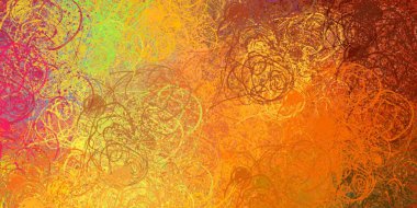 Soyut arka plan sanatı. 2D çizim. Etkileyici yağlı boya resim. Tuvalde fırça darbeleri. Modern sanat. Çok renkli arkaplan. Çağdaş sanat. İfade. Sanatsal dijital palet.