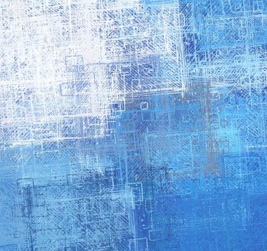 Soyut arka plan sanatı. 2D çizim. Etkileyici yağlı boya resim. Tuvalde fırça darbeleri. Modern sanat. Çok renkli arkaplan. Çağdaş sanat. İfade. Sanatsal dijital palet.