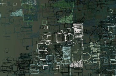 Soyut arka plan sanatı. 2D çizim. Etkileyici yağlı boya resim. Tuvalde fırça darbeleri. Modern sanat. Çok renkli arkaplan. Çağdaş sanat. İfade. Sanatsal dijital palet.